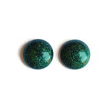 Emerald Dome Earrings