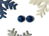 Blue Dome Earrings - Regular