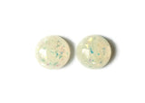 Iridescent Dome Earrings - Large