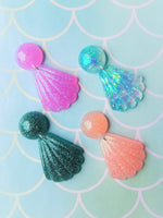 Mermaid Scale Drop Earrings