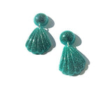 Emerald Mermaid Drop Earrings