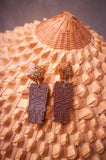 Bronze TIKI Drop Earrings